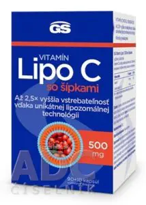 GS Vitamín Lipo C 500 mg so šípkami cps 90+10 (100 ks)