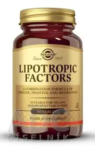Solgar Lipotropic factors tbl 1x50 ks