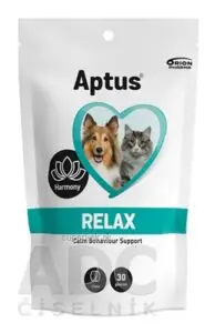 Aptus RELAX žuvacie tablety pre psy a mačky 1x30 ks