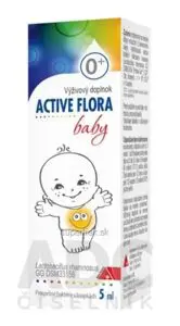 ACTIVE FLORA baby kvapky pre deti (0M+) (inov.2024) 1x5 ml