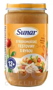 Sunar STREDOMORSKĚ CESTOVINY S RYBOU zeleninovo-mäsový príkrm (od ukonč. 12. mesiaca) 1x235 g