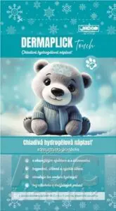 JADOB DERMAPLICK Touch chladivá hydrogélová náplasť (4,5 x 11 cm) 1x2 ks