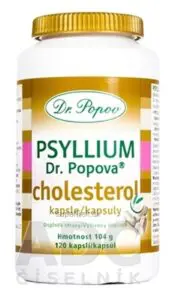 Dr. Popov PSYLLIUM cholesterol cps 1x120 ks
