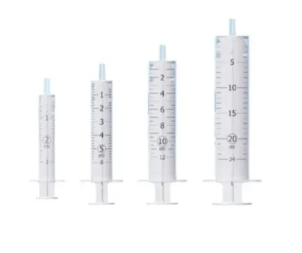 MARGOMED Dvojdielna striekačka, jednorazová, bez latexu, 20ml, 100 ks