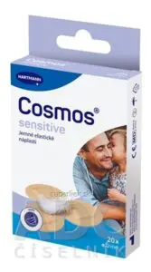 Cosmos Sensitive jemná elastická okrúhla náplasť na rany, priemer 22 mm (inov.2025) 1x20 ks
