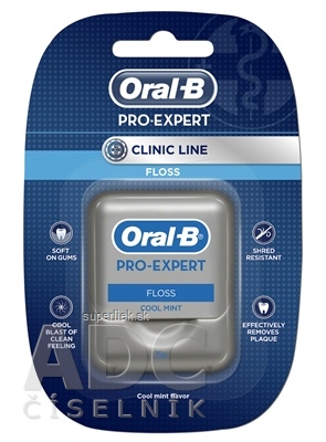 Oral-B PRO-EXPERT FLOSS COOL MINT zubná niť, 25 m, 1x1 ks
