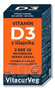 Pharmalife VITAMÍN D3 z lišajníka 2000 IU kvapky 1x30 ml