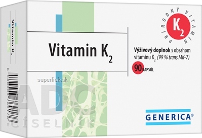 GENERICA Vitamin K2 cps 1x90 ks
