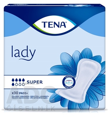 TENA Lady Super inkontinenčné vložky 1x30 ks