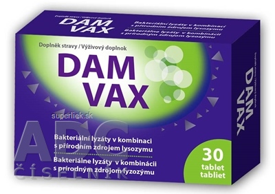 DAMVAX tablety rozpustné v ústach 1x30 ks