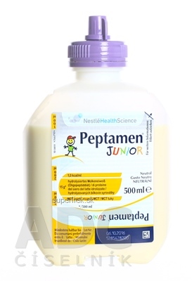 PEPTAMEN JUNIOR sol (dietetická potravina, bez príchute) 12x500 ml (6 l)