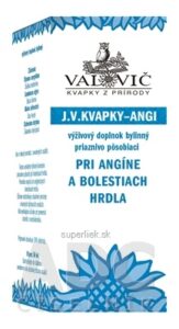 J.V. KVAPKY - ANGI pri bolestiach hrdla 1x50 ml