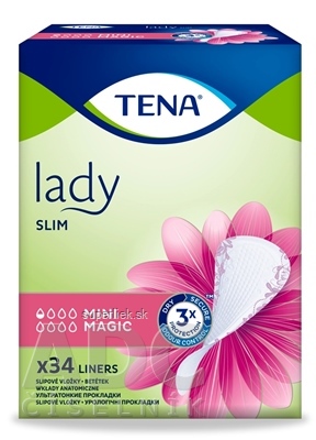 TENA Lady Slim Mini Magic inkontinenčné slipové vložky 1x34 ks