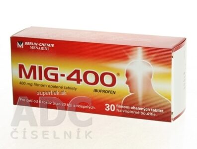 MIG-400 tbl flm 400 mg (blis.) 1x30 ks