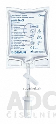 B.BRAUN Uro-Tainer NaCl 0,9% preplachovací roztok urolog. katétrov 10x100 ml