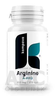kompava Arginine A-AKG 450 mg cps 1x120 ks