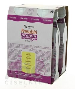Fresubin Protein energy DRINK EasyBottle, príchuť vanilka, 4x200 ml (800 ml)