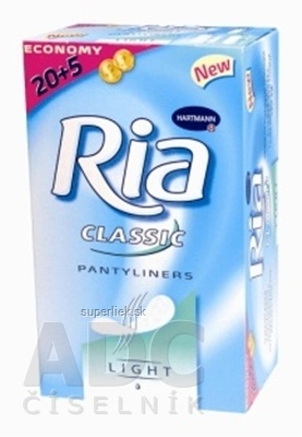 Ria Slip Classic LIGHT slipové vložky 1x25 ks
