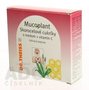 Mucoplant Skorocelové cukríky s medom a vitamínom C 1x50 g