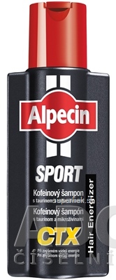ALPECIN SPORT Kofeínový šampón CTX 1x250 ml