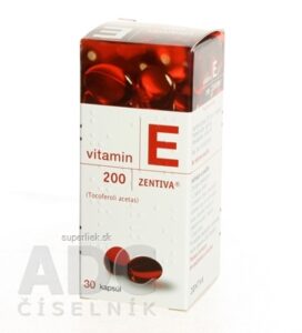 VITAMIN E 200-ZENTIVA cps mol 200 mg (fľ.skl.) 1x30 ks