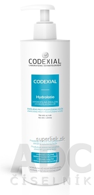 CODEXIAL Hydrolotio hydrofilná emulzia, s pumpičkou 1x400 ml