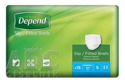 DEPEND Slip NORMAL S priedušné plienkové nohavičky 1x15 ks