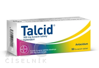 Talcid tbl mnd 500 mg (blis.PP/Al) 1x50 ks