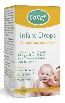 Colief Infant Drops Lactase Enzyme kvapky do mlieka 1x15 ml