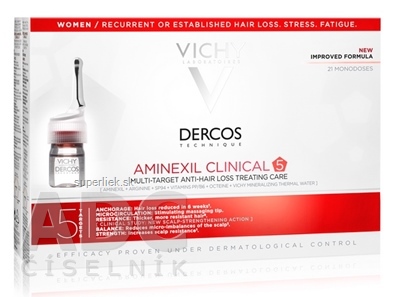 VICHY Dercos Aminexil Clinical 5 pre ženy (M9120400) 21x6 ml