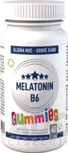 MELATONÍN B6 Gummies - Clinical pektínové bonbóny s pomarančovu príchuťou 1x60 ks