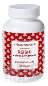 NATURVITA REISHI + zinok a vitamín C cps 1x60 ks
