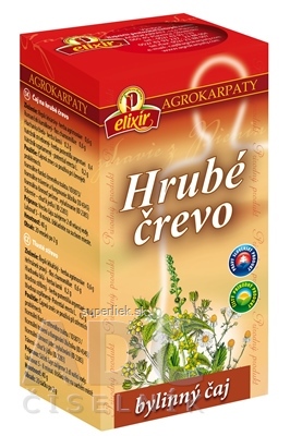 AGROKARPATY HRUBÉ ČREVO bylinný čaj, čistý prírodný produkt, 20x2 g (40 g)