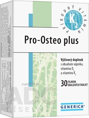 GENERICA Pro-Osteo plus tbl flm 1x30 ks