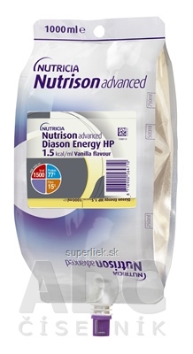 Nutrison advanced Diason Energy HP s vanilkovou príchuťou 8x1000 ml