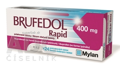 Brufedol Rapid 400 mg tbl flm (blis.PVC/PE/PVDC/Al) 1x24 ks