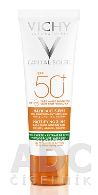 VICHY CAPITAL SOLEIL Krém na tvár SPF50+ zmatňujúci krém na tvár 1x50 ml