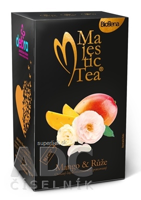 Biogena Majestic Tea Mango & Ruža ovocný čaj 20x2,5 g (50 g)