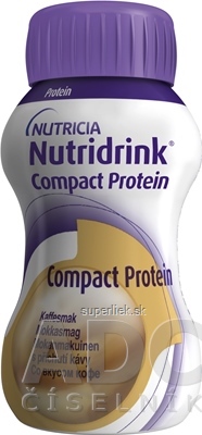 NUTRIDRINK COMPACT PROTEIN s príchuťou mocca (inov.2022) 24x125 ml (3000 ml)