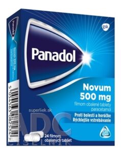 Panadol Novum 500 mg tbl flm (blis.PVC/Al/PET-nepriehľad.) 1x24 ks