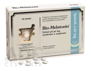 Bio-Melatonin 1 mg tbl spánok a jet leg 1x60 ks
