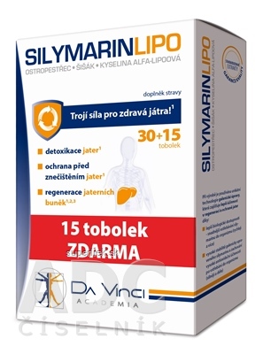 SILYMARIN LIPO - Da Vinci Academia cps 30+15 zadarmo (45 ks)