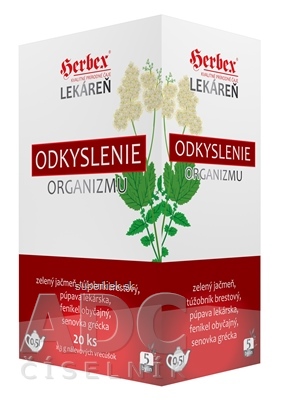 HERBEX Lekáreň ODKYSLENIE organizmu bylinná zmes, čaj 20x3 g (60 g)