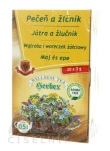 HERBEX PEČEŇ A ŽLČNÍK bylinný čaj 20x3 g (60 g)