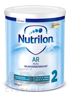 Nutrilon 2 AR mliečna výživa v prášku (od ukonč. 6. mesiaca) (inov. 2019) 1x800 g