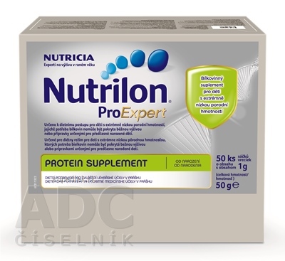 Nutrilon ProExpert Protein supplement (od narodenia) vrecká 50x1 g (50 g)