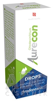 Fytofontana Aurecon DROPS ušné kvapky, zmes olejov na hygienu ucha (inov.2020) 1x10 ml