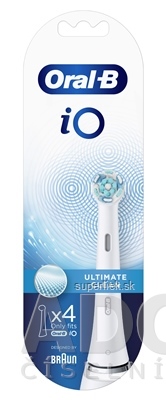 Oral-B iO ULTIMATE CLEAN White čistiace náhradné hlavice 1x4 ks