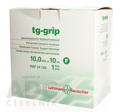 TG-GRIP F 10cm x10m výstužný tubulárny obväz na nohu, stehno (stredná) rolka 1x1 ks