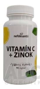 nefdesanté VITAMÍN C + ZINOK cps 1x90 ks